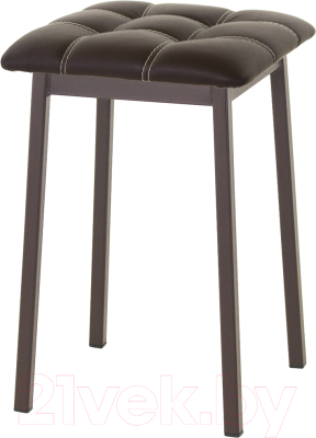 Табурет AMC Comfort 7К2.2 (кожзам венге/коричневый) - фото