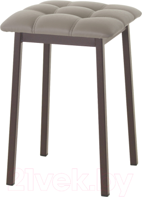 Табурет AMC Comfort 7К2.18 (кожзам латте/коричневый) - фото