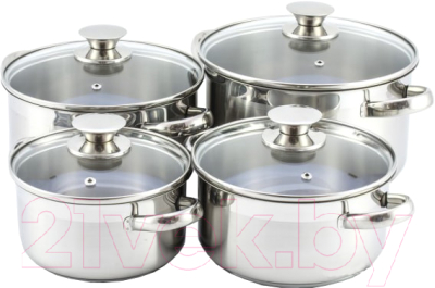 Набор кастрюль Кухар Крокус Традиция КК2-004С - фото