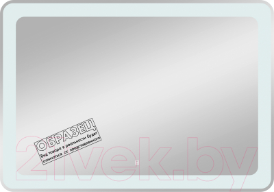 Зеркало Континент Velvette Led 90x70 (с музыкальным блоком, подогревом) - фото