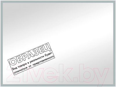 Зеркало Континент Sting White Led 100x70 (подогрев, часы) - фото