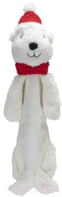 Игрушка для собак Beeztees Плюшевый рождественский медведь / 2400064 - фото