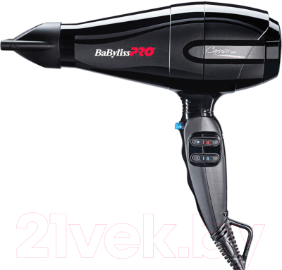 Профессиональный фен BaByliss Caruso Ionic BAB6510IRE (черный)