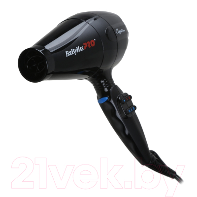 Профессиональный фен BaByliss Caruso Ionic BAB6510IRE (черный)