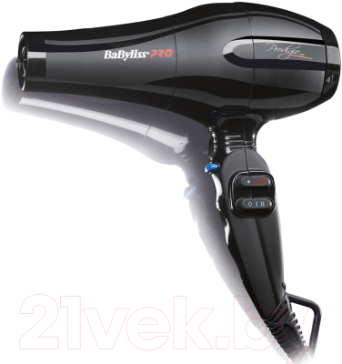 Профессиональный фен BaByliss Prodigio Ionic 6730-IRE (черный)