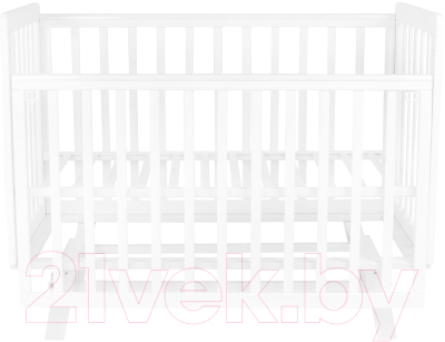 Детская кроватка INDIGO Style на ножках продольный маятник