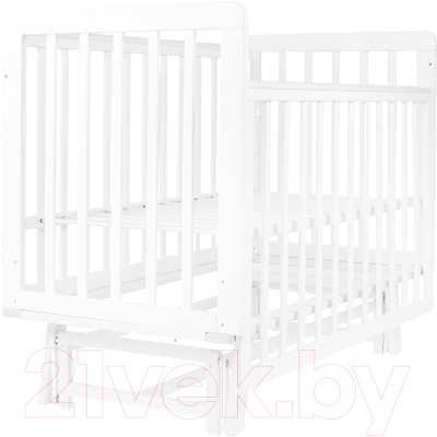 Детская кроватка INDIGO Style на ножках продольный маятник