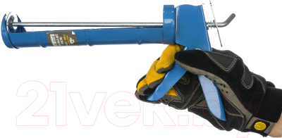 Пистолет для герметика MOS Полукорпусной 225мм / 14105М