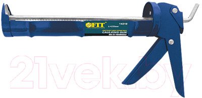 Пистолет для герметика FIT Полукорпусной 225мм / 14219 - фото