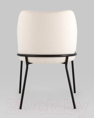 Стул Stool Group Кози с подлокотниками / AV 318-L01-08 (букле молочный)