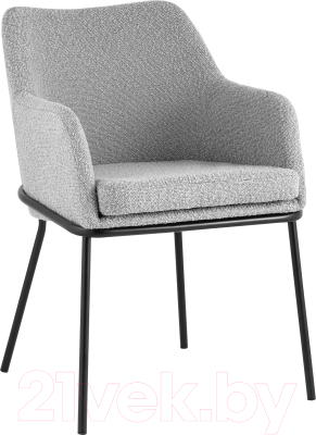 Стул Stool Group Кози с подлокотниками / AV 318-L04-08 (букле серый) - фото