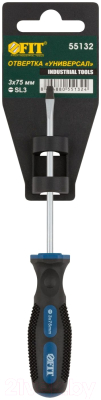 Отвертка FIT Универсал Профи 3x75мм / 55132