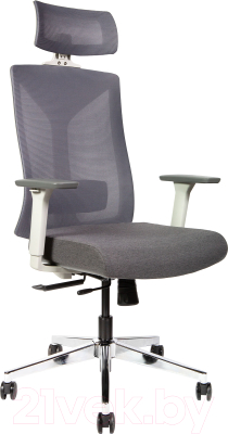Кресло офисное Norden Бостон SL / 8001A-2 Grey (серый) - фото