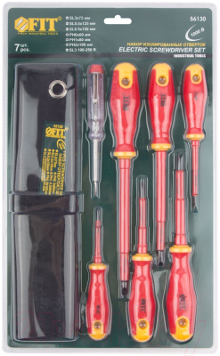Набор отверток FIT Изолированные / 56130 - фото