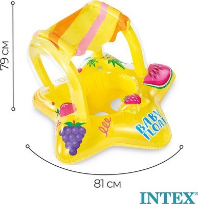 Надувной круг-ходунки Intex 56573NP