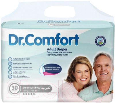 Подгузники для взрослых Dr. Comfort XLarge - фото