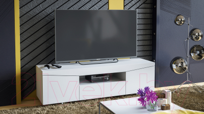 Тумба ТриЯ ТВ тип 1 (белый ясень)