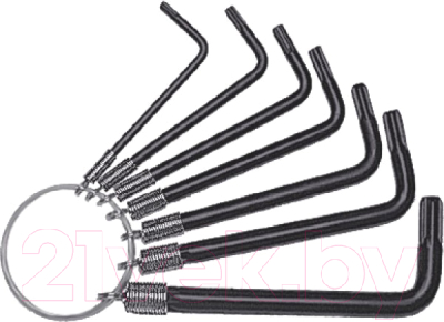 Набор ключей FIT Звездочки Т9-Т4 / 64003 - фото