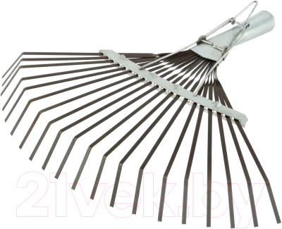 Грабли FIT Регулируемые пластинчатые 20 зубьев без черенка / 76944 - фото