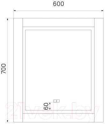 Зеркало IDDIS Oxford ЗЛП111