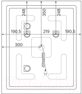 Зеркало IDDIS Oxford ЗЛП111