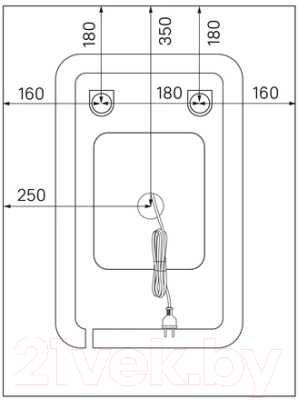 Зеркало IDDIS Zodiac ZOD5000i98 (с подсветкой)