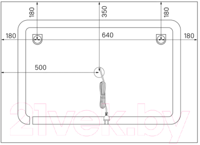 Зеркало IDDIS Zodiac ZOD1000i98