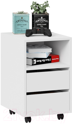 Тумба ТриЯ Выкатная тип 14 (белый ясень)