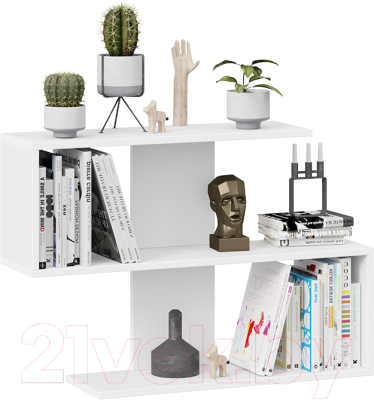 Полка ТриЯ Diamond тип 1 (белый ясень)