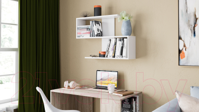 Полка ТриЯ Diamond тип 1 (белый ясень)