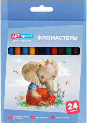 Фломастеры ArtSpace Рисунки. Lovely animals / WP_71719 - фото