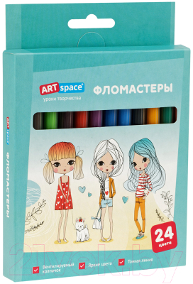 Фломастеры ArtSpace Модницы / WP_71672