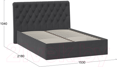 Каркас кровати ТриЯ Скарлет 140x200