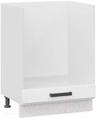 Шкаф под духовку ТриЯ Детройт исп.2 1Н6Б (белый/белый глянец) - фото