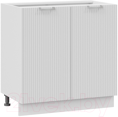 Шкаф-стол кухонный ТриЯ Кимберли 1Н8 (белый/сноу) - фото