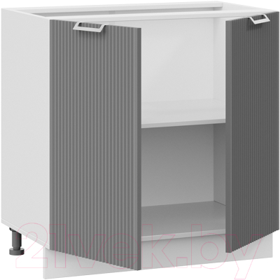 Шкаф-стол кухонный ТриЯ Кимберли 1Н8 (белый/титан)