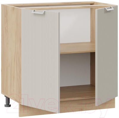 Шкаф-стол кухонный ТриЯ Кимберли 1Н8 (дуб крафт золотой/кремовый)