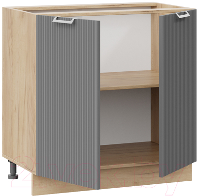 Шкаф-стол кухонный ТриЯ Кимберли 1Н8 (дуб крафт золотой/титан)