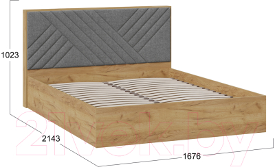 Каркас кровати ТриЯ Хилтон универсальный тип 1 160x200