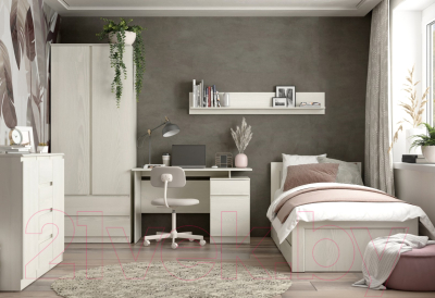 Полка Евва Турин ТР-1T/YA-S (ясень снежный)