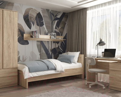 Полка Евва Турин ТР-2T/S (дуб сонома)