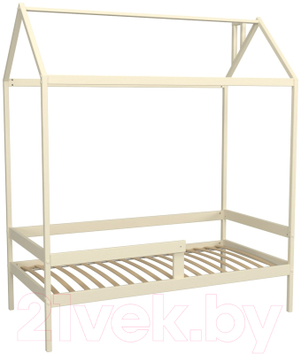 Стилизованная кровать детская Можга Р424Э с бортиком - фото