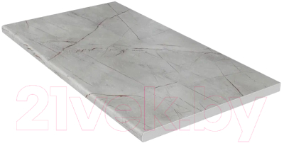 Кухонный гарнитур Интерлиния Тренд 1.6Б (луна/белый/серый каспий)