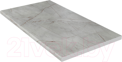 Кухонный гарнитур Интерлиния Тренд 2.6Б (луна/белый/серый каспий)