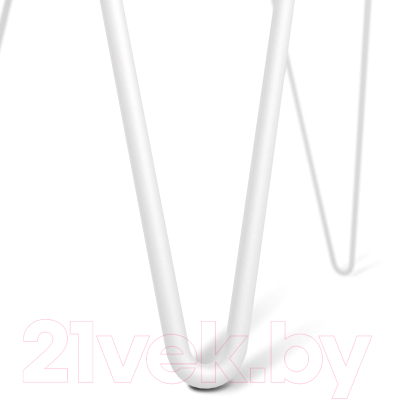 Журнальный столик Sheffilton SHT-CT27 (белый муар/белый мрамор)