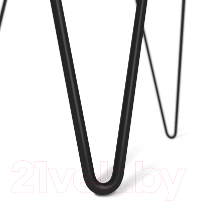 Журнальный столик Sheffilton SHT-CT27 (черный муар/черный мрамор)