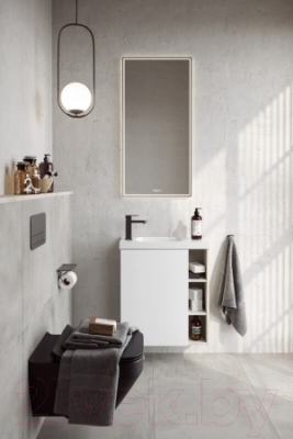 Тумба с умывальником Aqwella Alba / ALB0106LLS + ALB0706WM