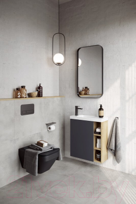 Тумба с умывальником Aqwella Alba / ALB0106LDD + ALB0706GRМ