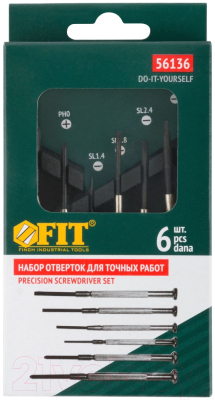 Набор отверток FIT Часовые / 56136