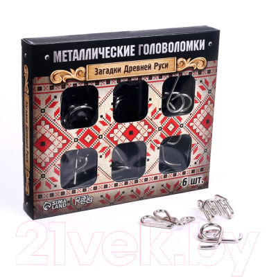 Набор головоломок Puzzle Загадки Древней Руси Металлическая / 3217360